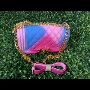 Pink and Blueish color like cotton candy